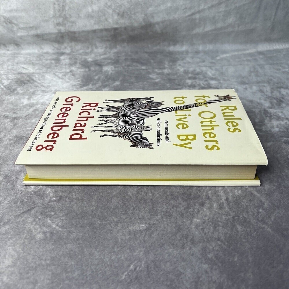 RULES for Others to Live By Richard Greenberg LIKE NEW - Picture 3 of 7